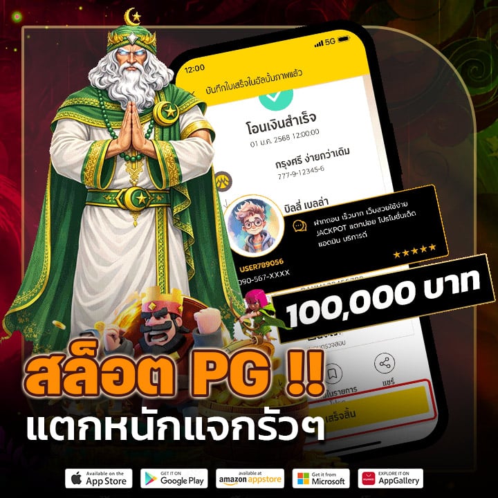 สล็อต PG แตกหนักแจกรัว ๆ